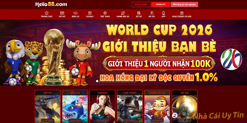 HELLO88 – Nhà cái cá cược đáng giá nhất tại Việt Nam HELLO88 - Nhà cái cá cược đáng giá nhất tại Việt Nam